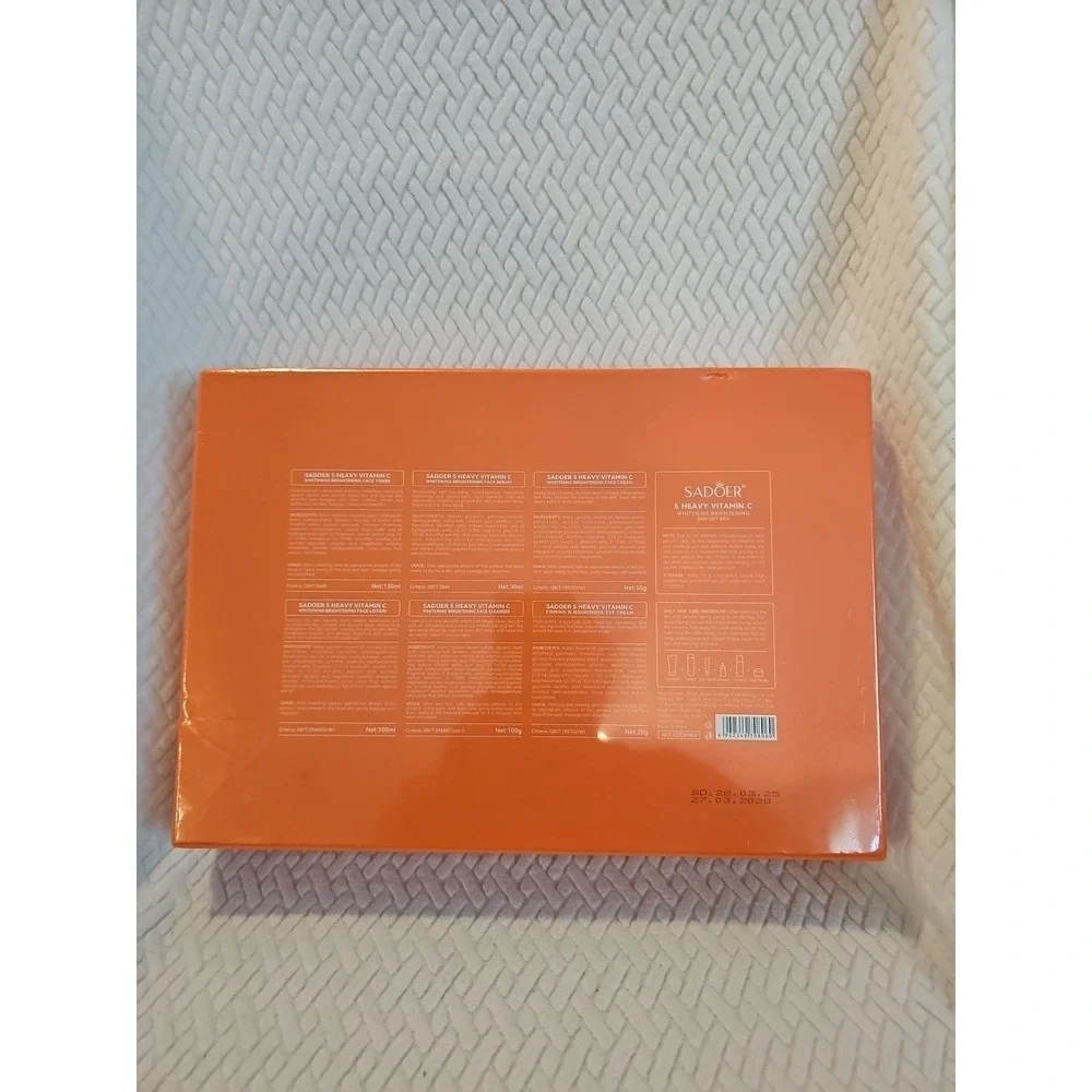 New Sadoer 5x Vitamin Sun‎ Active  Skincare 6 Pcs Set